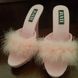 Pink Feather Sexy Heals